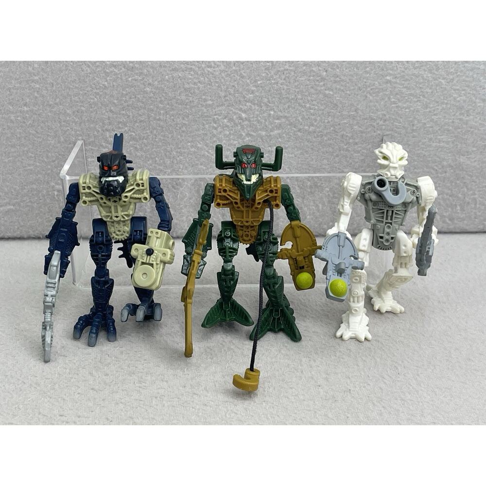 2006 Lot of 3 LEGO Bionicle McDonald's Happy Meal Figures Collectible